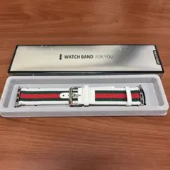 ナイロン製ストライプバンド（緑・赤・白）