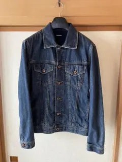 値下げ！DIESEL ダークブルー デニムジャケットのサムネイル