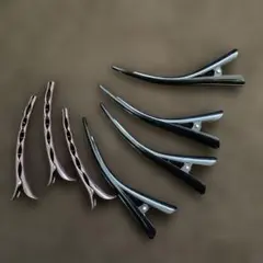 ヘアピン クリップタイプ 7個セット ブラック ブラウン