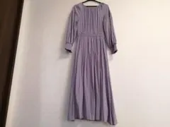 PROPORTION BODY DRESSING ワンピース ひざ下 紫 S