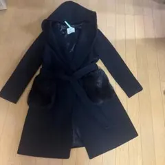 最終価格Rady⭐️ガウンミドルコートフード付きフェイクファーポケットのサムネイル