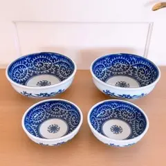 【未使用】有田焼　雪峰窯　蛸唐草　深鉢　小鉢　4点セット