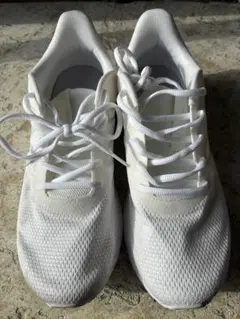 ニューバランス　白スニーカー　W411LW3