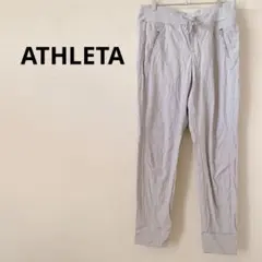 ATHLETA レディース ライトグレー パンツ 長ズボン サイズ6 薄手