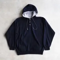 裏サーマル ヘンリーネックフーディ