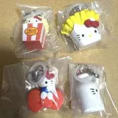 ハローキティ アメリカンデザイン めじるしアクセサリー　4個セット