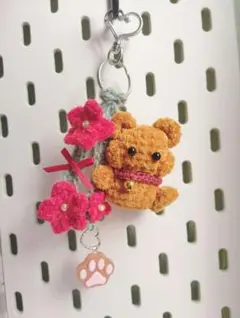 猫ちゃんの編みぐるみキーホルダー