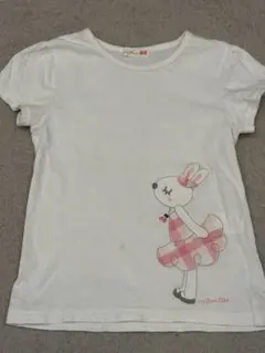 KP ニットプランナー半袖Tシャツ　うさぎ柄トップス110サイズ