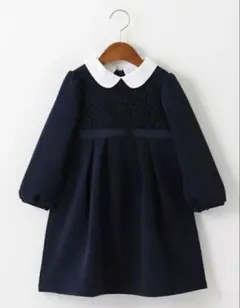 ユナイテッドアローズ リップル襟付き ワンピース