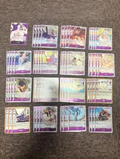 ワンピースカード　紫エネル　デッキパーツ　合計57枚