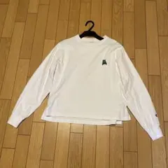Champion Women's M 長袖Tシャツ ホワイト　美品