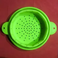 折りたたみ シリコンざる