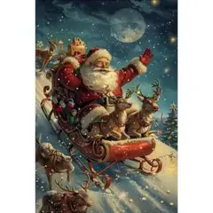 新品 サンタクロース クリスマス ブリキ看板 レトロ風 冬インテリア