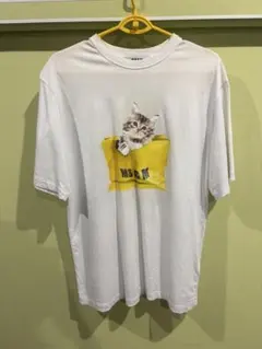 9日までの売り尽くし割引 MSGM Tシャツ 猫 ホワイトのサムネイル