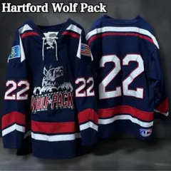 激レア Hartford Wolf Pack ジャージ ゲームシャツ 刺繍 美品 - メルカリ