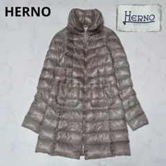 極美品✨ヘルノ Herno MARIA マリア パテッドダウンジップコートのサムネイル