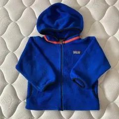 パタゴニア シンチラ　ブルー　フリースフーディ　サイズ12-18M