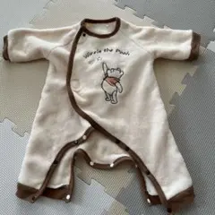 プーさん　モコモコ　カバーオール　50-60