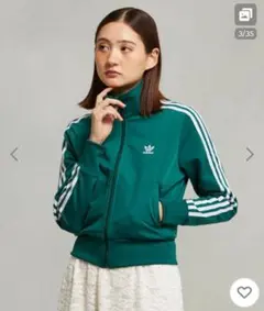 アディダス グリーン トラックジャケット M