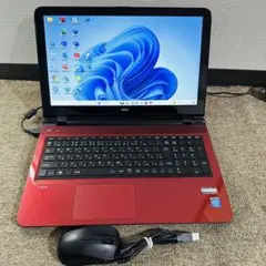 S159 NECノートパソコンSSDサクサク動く Windows11オフィス付き