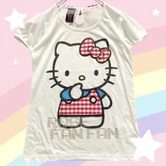 hide様専用】ROSE FAN FAN×キティちゃんTシャツM リボンサンリオ