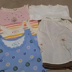 セール　130　女児　夏服まとめ売り　5点セット