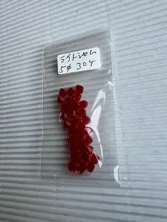 スワロフスキー5ミリ　ライトシャム30個