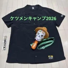 ケツメンキャンプ　KETSUMEN SHORT SLEEVE SHIRT 黒　Lのサムネイル