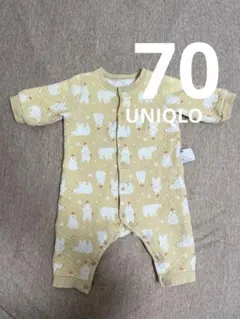 UNIQLO ベビー ロンパース キルト 70cm