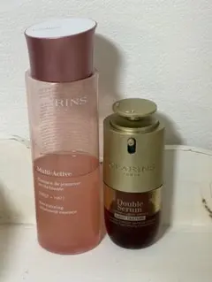 (中古美品）CLARINS ダブルセーラム 美容液+ローションN 2点セットのサムネイル
