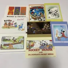 ディズニーポストカードセット　レトロ