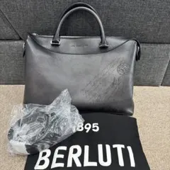 リペア品】Berlutiベルルッティビジネスバッグブリーフケース ダーク