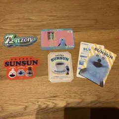 【〜2/14までSALE！】パペットスンスン キラキラダイカットステッカーセット