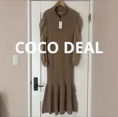 ✨️新品未使用タグ付き✨️COCO DEAL ニット 長袖 ワンピース 【Mサイズ】