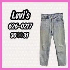 Levi's 626-0217 ダメージあり　刻印359 サイズ30✖️31のサムネイル