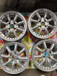 ■在庫有■新品ワタナベＲタイプ■15-8.5J-OFF-6【マグカラー】 ワタナベ ホイール 15インチの通販