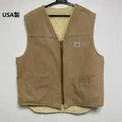 超希少 90s USA製 Carhartt ボアベスト デッドストック - メルカリ