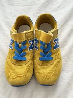 new balance 574 スニーカー イエロー/ブルー