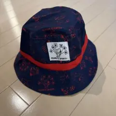 う*り様 PEANUTS SPORTS バケットハット 50cm ネイビー/レッのサムネイル