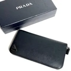 【現行・新品未使用✨】RFID掲載 プラダ 長財布 サフィアーノレザー 三角ロゴ