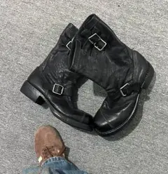 Y2K dark Military Engineer Bootsのサムネイル