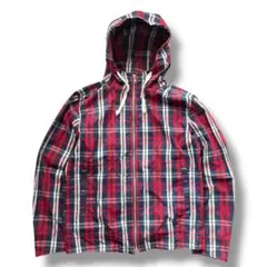極美品　OLD UNIQLO マウンテンパーカー　チェック柄　L