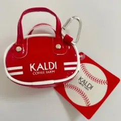 KALDI カルディ　レトロスポーツバッグ　赤　レッド