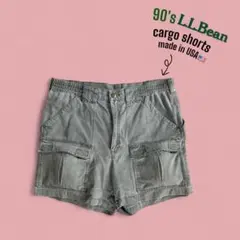 90s L.L.Bean カーゴショーツ アウトドア USA古着のサムネイル