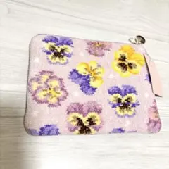 フェイラー　パンジー　花　ポーチ