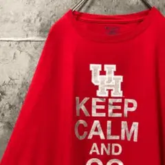 【Champion】KEEP CALM UH USA輸入 Tシャツ