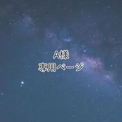 A様 専用ページ