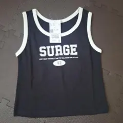 レディース　新品 SURGE ロゴ タンクトップ ブラックM