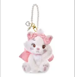 ま*れ様 おしゃれキャット55周年 マリーちゃん ぬいぐるみキーホルダー