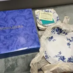 YUMI KATSURA 青い花柄 食器セット 陶器